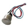 BOUTON SEUL INOX 12V NO/NF