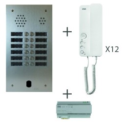 KIT AUDIO 2R 12BP 2VOICE PROGRAMMÉ