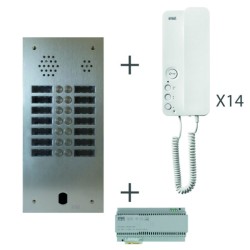 KIT AUDIO 2R 14BP 2VOICE PROGRAMMÉ