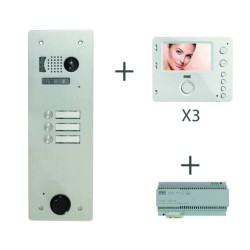 KIT VIDEO ALU 1R 3 BP...