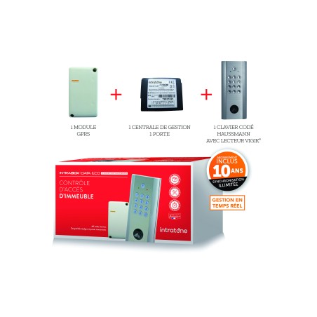 INTRABOX ECO DATA HAUSSMANN ALU+ VIGIK ENCASTRE 10 ANS