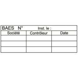 ETIQUETTE DE VERIFICATION...