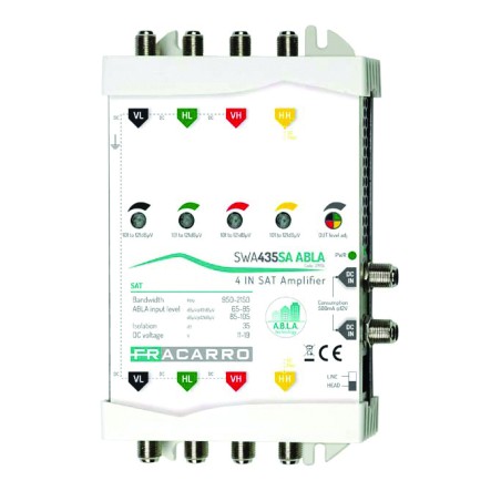 AMPLI BIS 4 ENTREES 4 SORTIES - 36DB - TELEALIMENTE