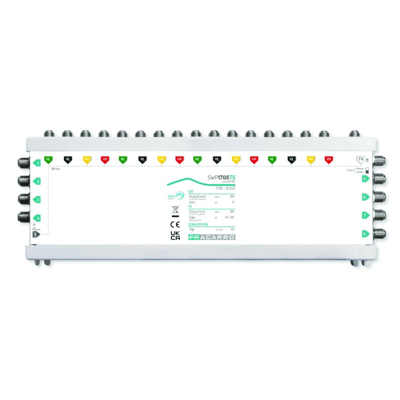 COMMUTATEUR COMPACT 17E/8S (4 SAT + TERRESTRE ACTIF)