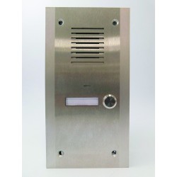 PLATINE INOX AUDIO APPEL...
