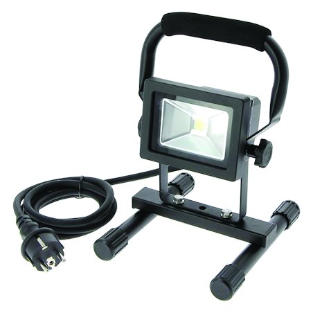 PROJECTEUR CHANTIER LED 10W AVEC PIEDS