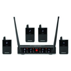 SYSTÈME MICROPHONE UHF AVEC...