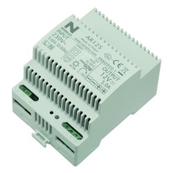 ALIMENTATION 220/12V 5A CONTINUE REGULE DIN 4 MODULES