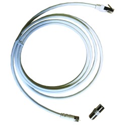 Cordon Télévision Balun Satellite, RJ45 / type F (ou IEC)