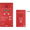 PACK PRECONFIG 10 POSTES +1 CENTRALE INTERPHONIE +ALIM