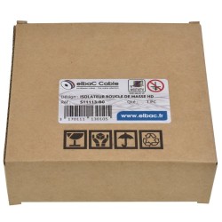 ISOLATEUR GALVANIQUE BOUCLE DE TERRE VIDEO HD SUR COAX