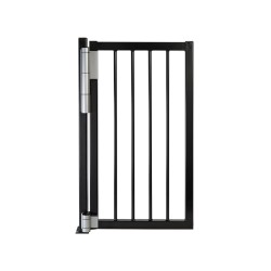CHARNIÈRE HYDRAULIQUE FERMETURE AUTO RÉGLABLE ARGENT