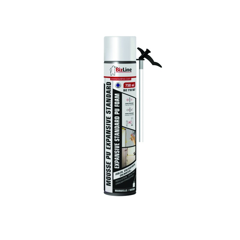 MOUSSE PU EXPANSIVE RE2020 PISTOLABLE VERTE 750 ML - FRANCOFA EURODIS