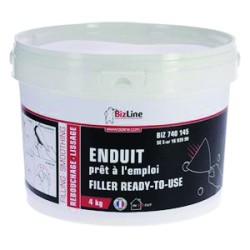 ENDUIT DE REBOUCHAGE/LISSAGE STANDARD. SEAU (4 KG)