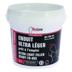 ENDUIT DE REBOUCHAGE/LISSAGE ULTRA LÉGER. SEAU (1 L)