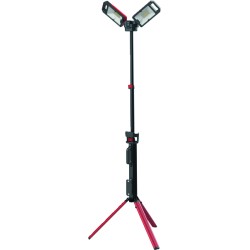 LAMPADAIRE LED DE CHANTIER DOUBLE TÊTE RECHARGEABLE