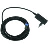 CABLE LAMPADAIRE LED DE CHANTIER DOUBLE TÊTE RECHARGEABLE