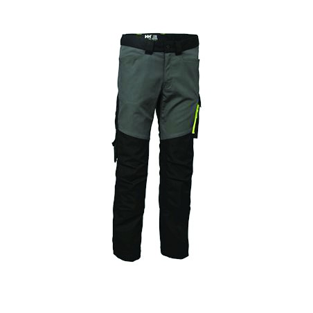 PANTALON AKER SANS POCHES PORTE-OUTILS NOIR/GRIS TAILLE 40