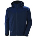 VESTE SOFTSHELL AVEC CAPUCHE OXFORD BLEU MARINE TAILLE XXL