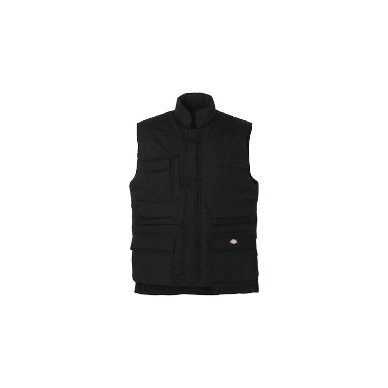 GILET MATELASSÉ MULTIPOCHES SANS MANCHES NOIR TAILLE S