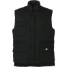 GILET MATELASSÉ MULTIPOCHES SANS MANCHES NOIR TAILLE S