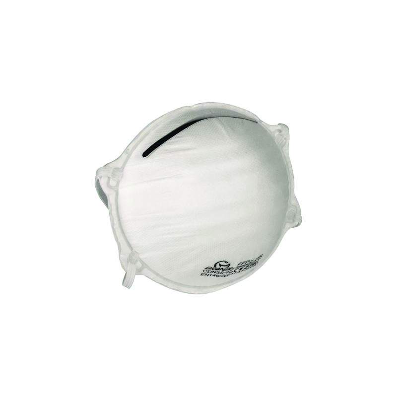 MASQUE RESPIRATOIRE FFP2 MOULÉ SANS VALVE