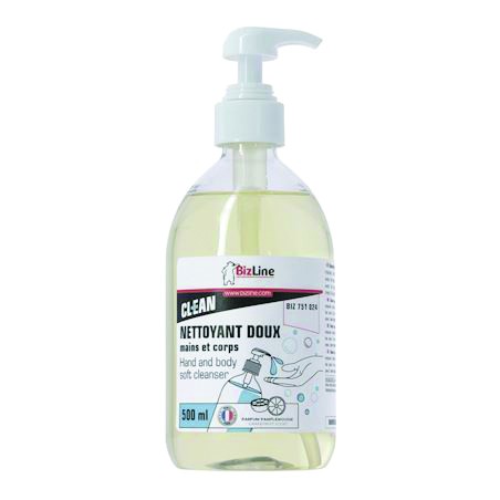 NETTOYANT DOUX MAIN. CORPS. CHEVEUX AVEC POMPE 500 ML