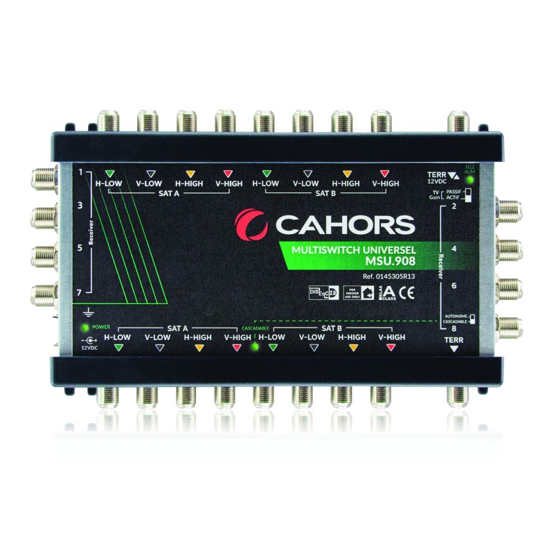 MULTISWITCH COMPACT TERMINAL OU CASCADABLE 9 ENS 12 SORTIES