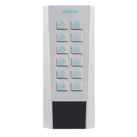 CLAVIER/LECT. RFID AXK4 MÉTAL IP66 13.56 MHZ 12/24VAC/DC