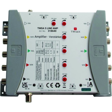 TMSA 5 LINE AMP-4BIS+TER20dB