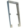 CASQUETTE INOX POUR PLATINE VIDÉO 1.2.3 BOUTONS AVEC LECTEUR