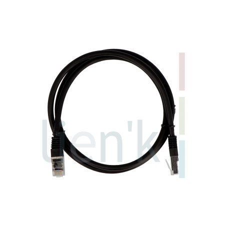 61002L-7 - CORDON CAT6 F/UTP NOIR 0.20M (250MHZ) LSZH