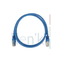 61005L-1 - CORDON CAT6 F/UTP BLEU 0.50M (250MHZ) LSZH