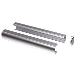 GOULOTTE ALU 1M + CAPUCHON DE FININTION POUR SERIE EFLEX