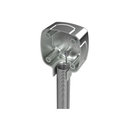 PASSAGE DE CABLE EN APPLIQUE DIAM 13 mm + RESORT INOX 40cm