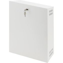 PETIT BOITIER METALLIQUE BLANC POUR INSTALLATION ENREGISTEUR