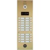 PLATINE BOUTONS VIDEO PMR DUOX PLUS 20BP 2 RANGEES CHAMPAGNE