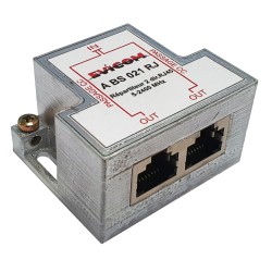 REPARTITEUR ULB 2 DIRECTION RJ45 (RAIL DIN)