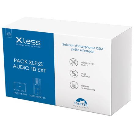 PACK XLESS AUDIO 1B EXT + SIM IPS2 EXT +ABO PREPAYE 10 AN