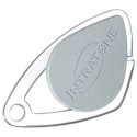 BADGE VIGIK INSERT INOX GRIS