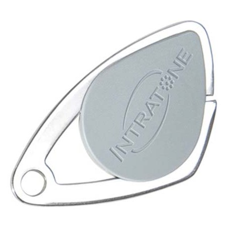 BADGE VIGIK INSERT INOX GRIS