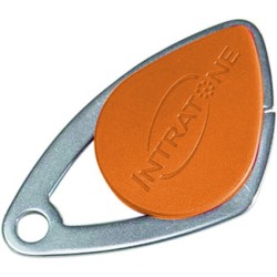 BADGE VIGIK INSERT INOX ORANGE