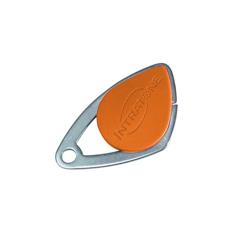 BADGE VIGIK INSERT INOX ORANGE