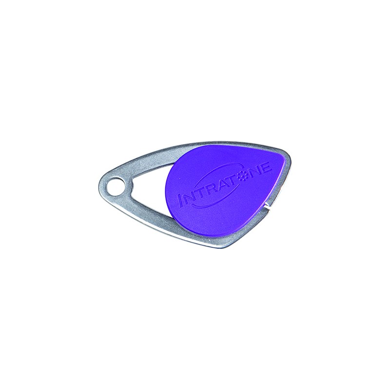 BADGE VIGIK INSERT INOX VIOLET HCLE208 - FRANCOFA EURODIS