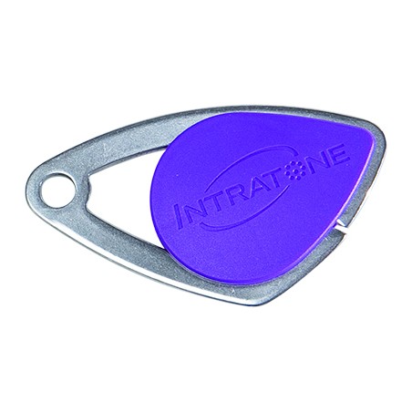 BADGE VIGIK INSERT INOX VIOLET HCLE208