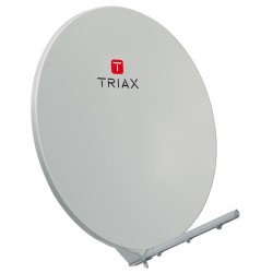Parabole 90 cm fibre crème,...