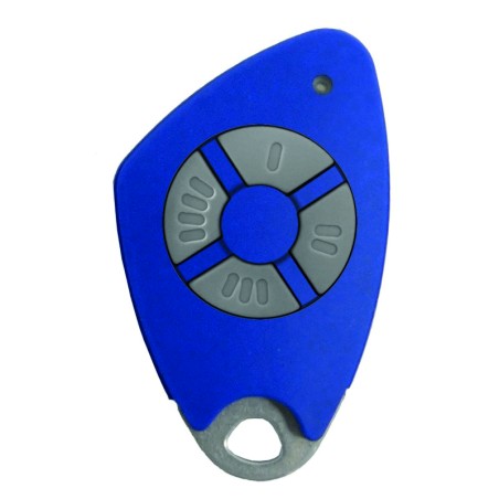 TELECOMMANDE BI-TECHNOLOGIE 4 CANAUX BLEU