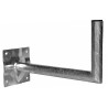 MUR 060 - Bras coudé acier galva 60x23 cm