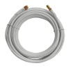 SMA RF cable 5.0m white - Cordon SMA m /SMA f blanc 5 m