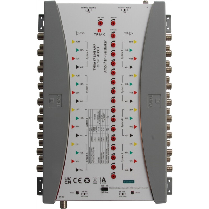 TMSA 17 LINE AMP-16BIS+TER15dB